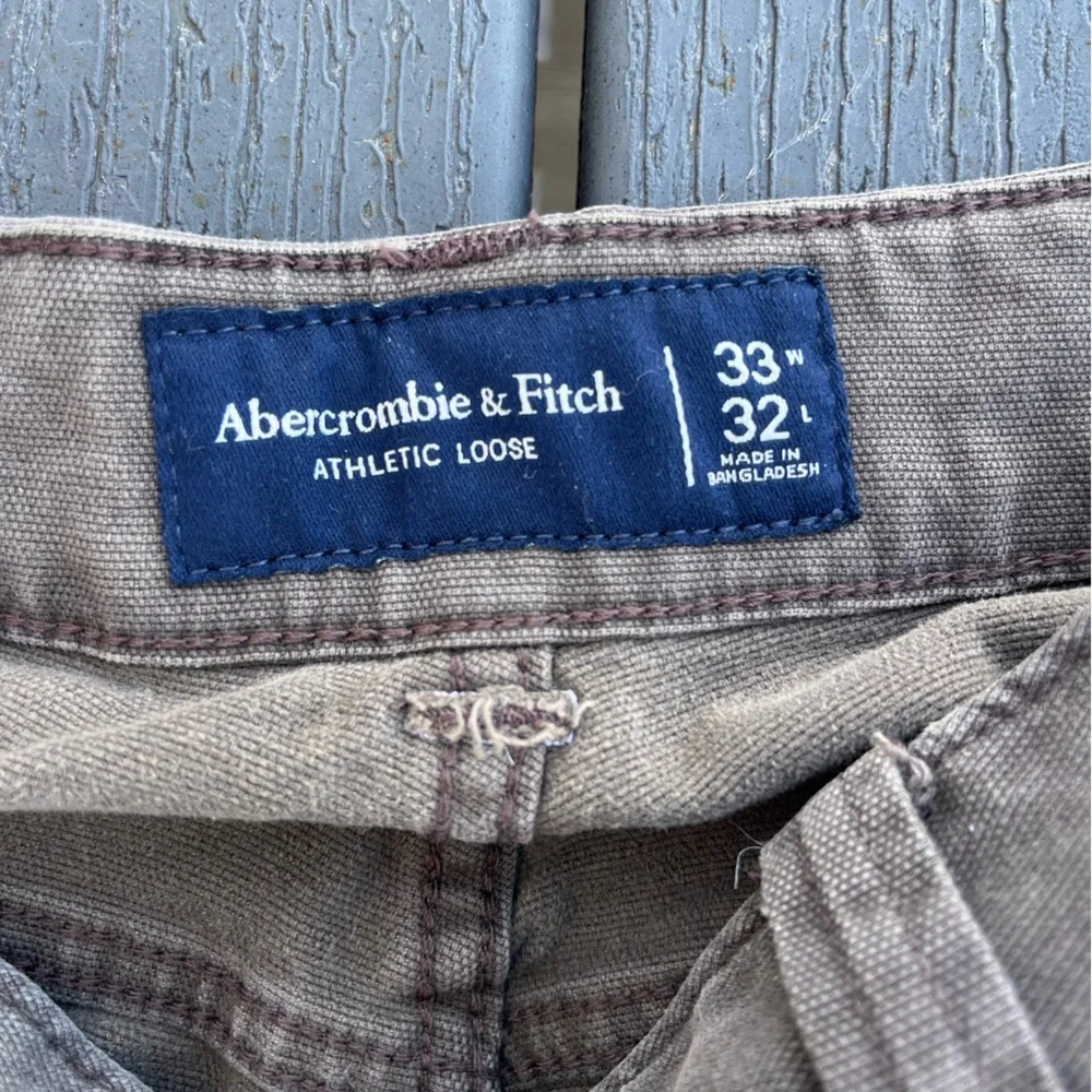 Abercrombie & Fitch Men's Cargo Pants — Faded Brown